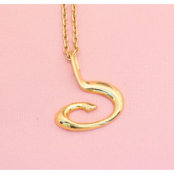 Vintage Stylish Symbolic Necklace | Gold Tone Necklace | 26 inch | Avon | H23 - Picture 1 of 4